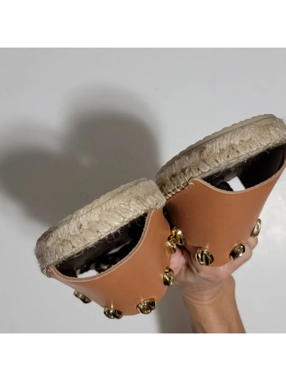 NEW Free People Wander Wrap Espadrilles Boho Chic Mermaid Seashell Womens 8